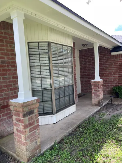 Column on a brick base