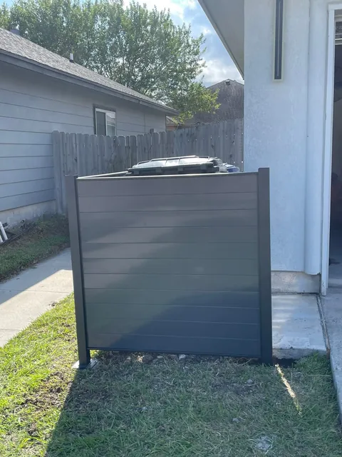 Enclosure from the front
